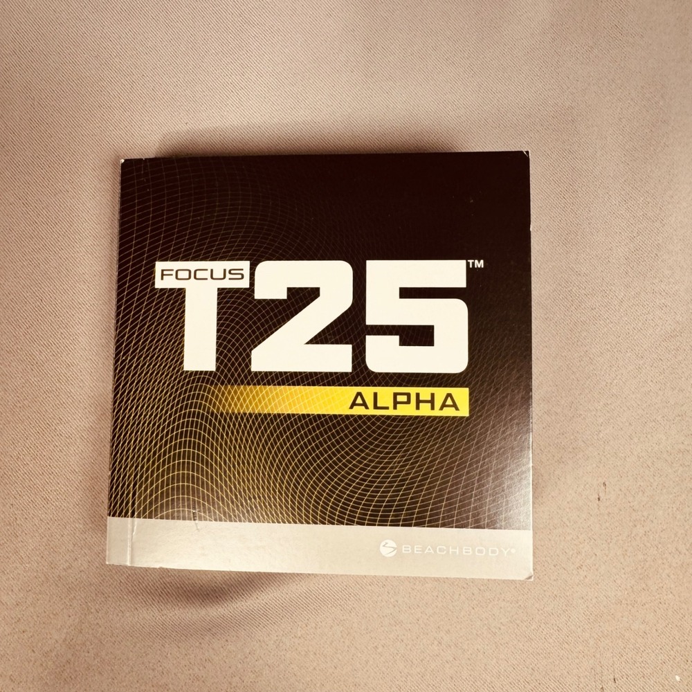 Beachbody Focus T25 Alpha Beta Workout DVD Set Shaun T Fitness Nutrition Guide
